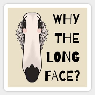 Why The Long Face Borzoi Dog Breed Sticker